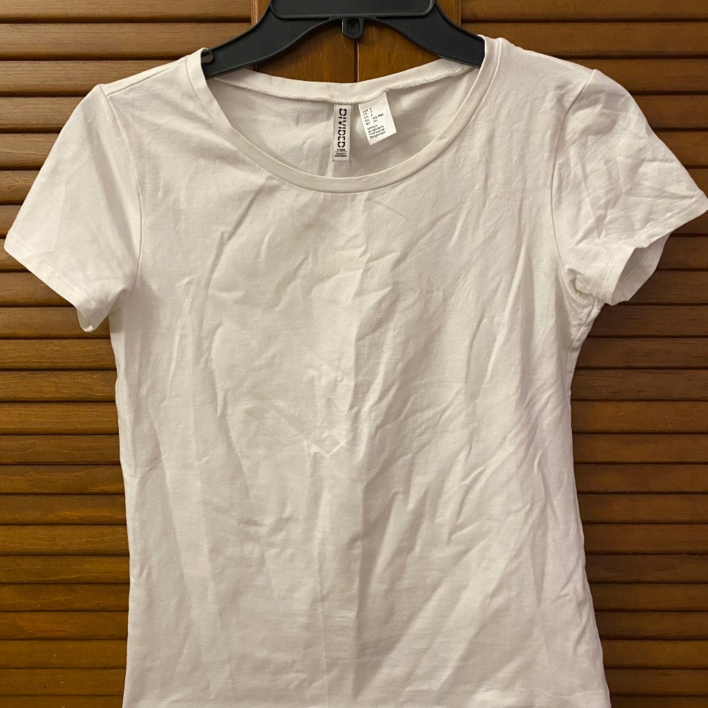 H&M Basic White Tee